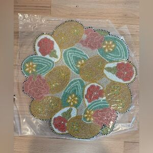 MACKENZIE-CHiLDS EASTER EGG PLACEMAT set of six brand new in packaging